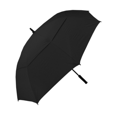 주문 제작된 로고 방풍 섬유 유리 골프 우산 두배 덮개