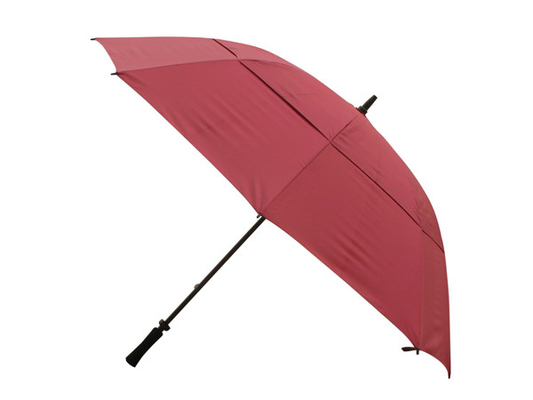 주문 제작된 로고 방풍 섬유 유리 골프 우산 두배 덮개