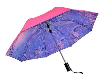 자동차 열려있는 주문 로고 골프 우산, 접히는 골프 우산 방풍 강철 구조