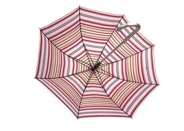 다채로운 알루미늄 비를 위한 줄무늬 아이 비 우산, 휴대용 우산 및 바람