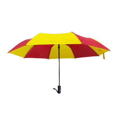 TUV 인증 접이식 폴리에스터 190T 방풍 남성용 우산