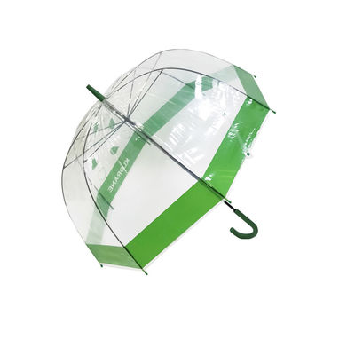 BSCI 23 인치 투명한 포 투명한 비 우산