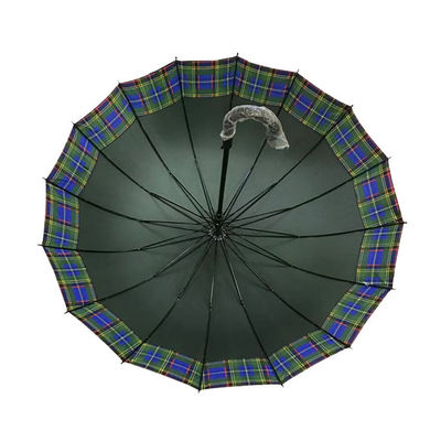 설명서는 16K 맨즈 방풍 골프 우산을 옥외 광고에게 열어줍니다