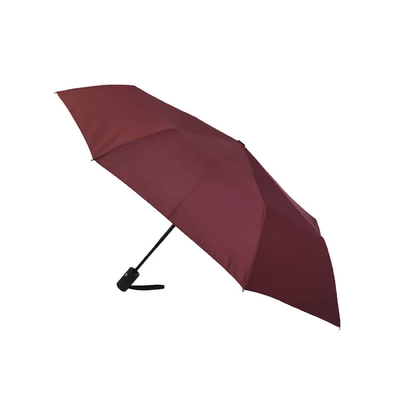 방풍 섬유 유리 갈비 190T 폴리에스테르 폴드형 여행 우산