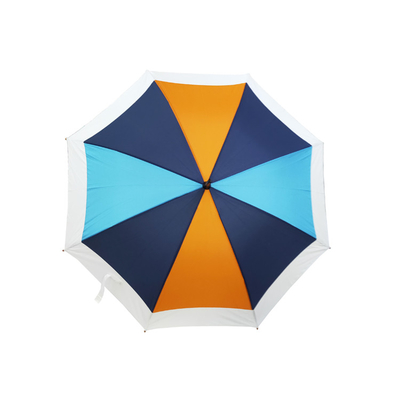 커스텀 로고 방풍 23 인치 나무 막대기 우산